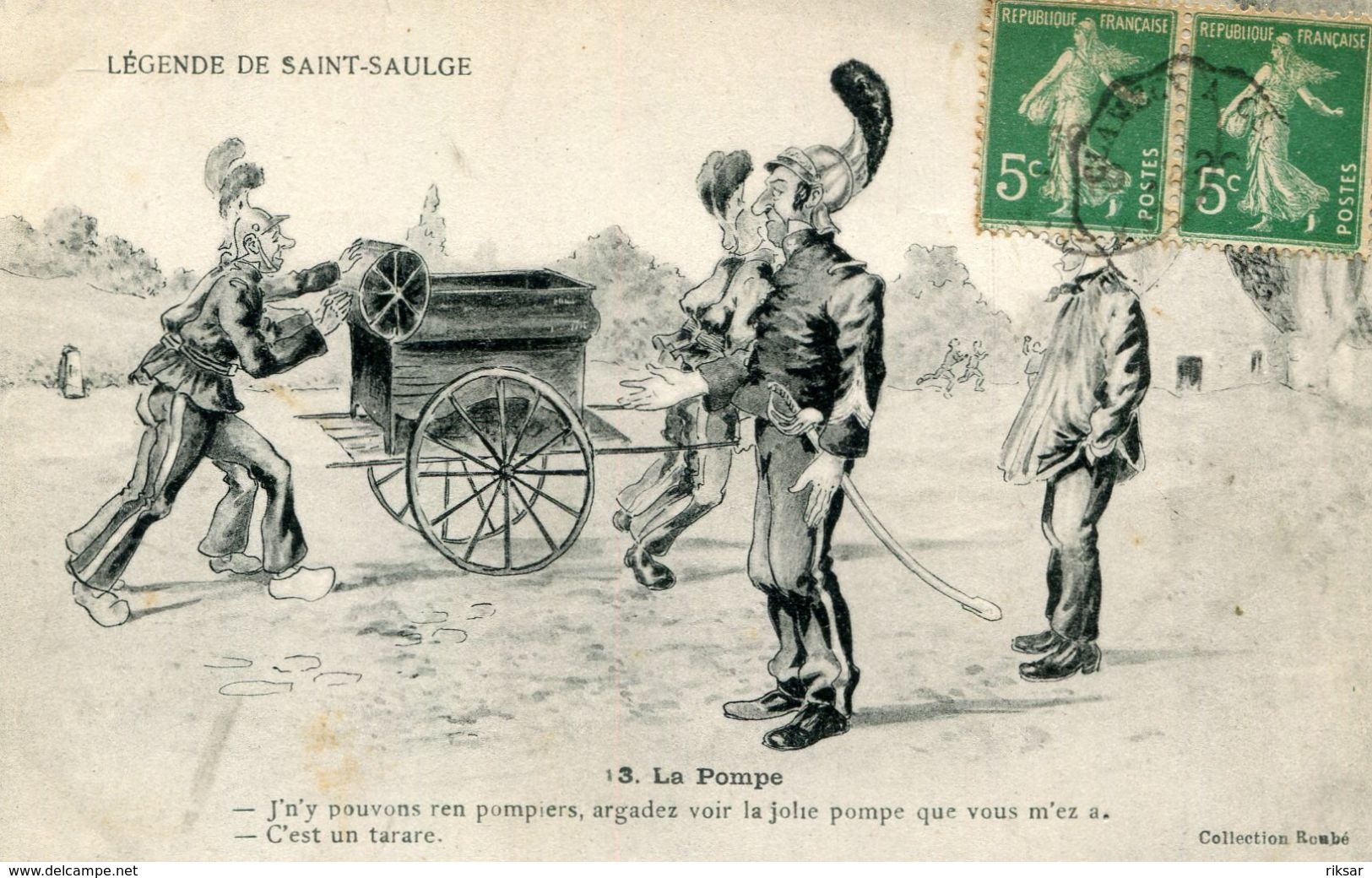 POMPIER(SAINT SAULGE) - Sapeurs-Pompiers