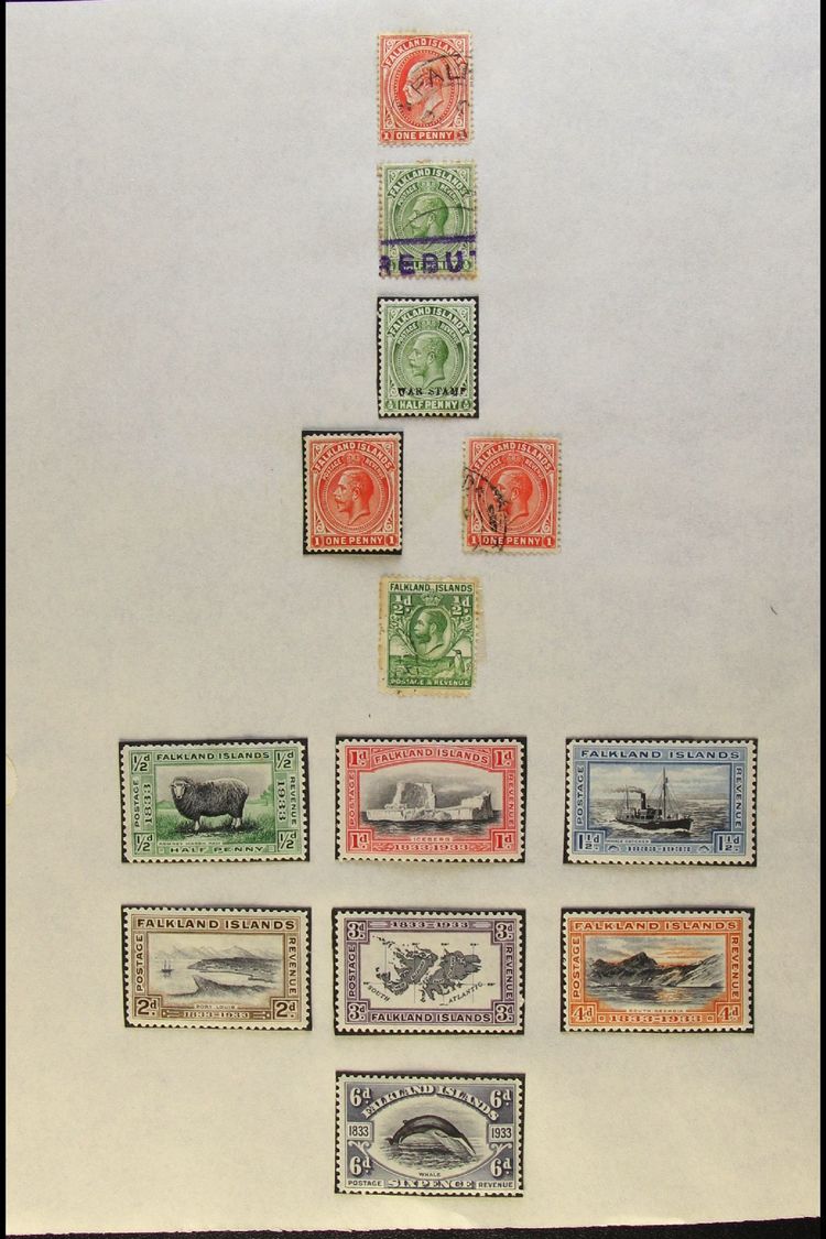 5071 BRITISH SOUTH ATLANTIC OCEAN 1884-1970's MOSTLY MINT COLLECTION On Leaves, Mainly All Different,  Inc Ascension 192 - Other & Unclassified