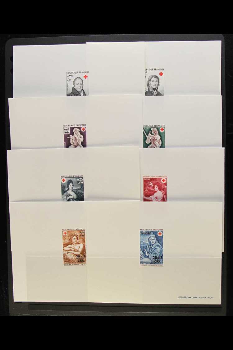 5118 RED CROSS French Colonies, Reunion 1964, 1967/72 Red Cross Sets In Epreuves De Luxe, Clean & Fine (14). For More Im - Unclassified