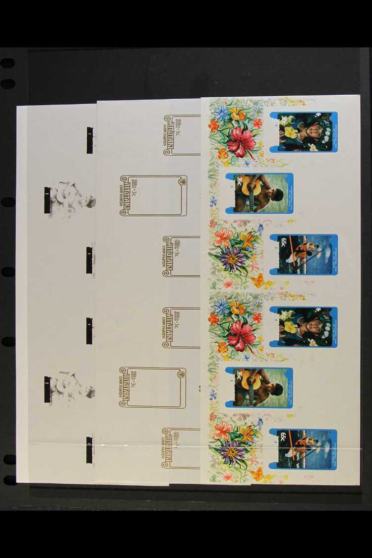 5150 1979 INTERNATIONAL YEAR OF THE CHILD Miniature Sheet (SG MS268, Scott B31, Yvert BF26) - A Superb Set Of Seven IMPE - Aitutaki
