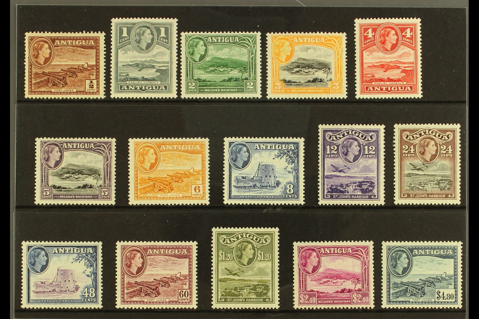 5189 1953-62 Pictorial Definitive Set, SG 120a/134, Never Hinged Mint (15 Stamps) For More Images, Please Visit Http://w - Other & Unclassified