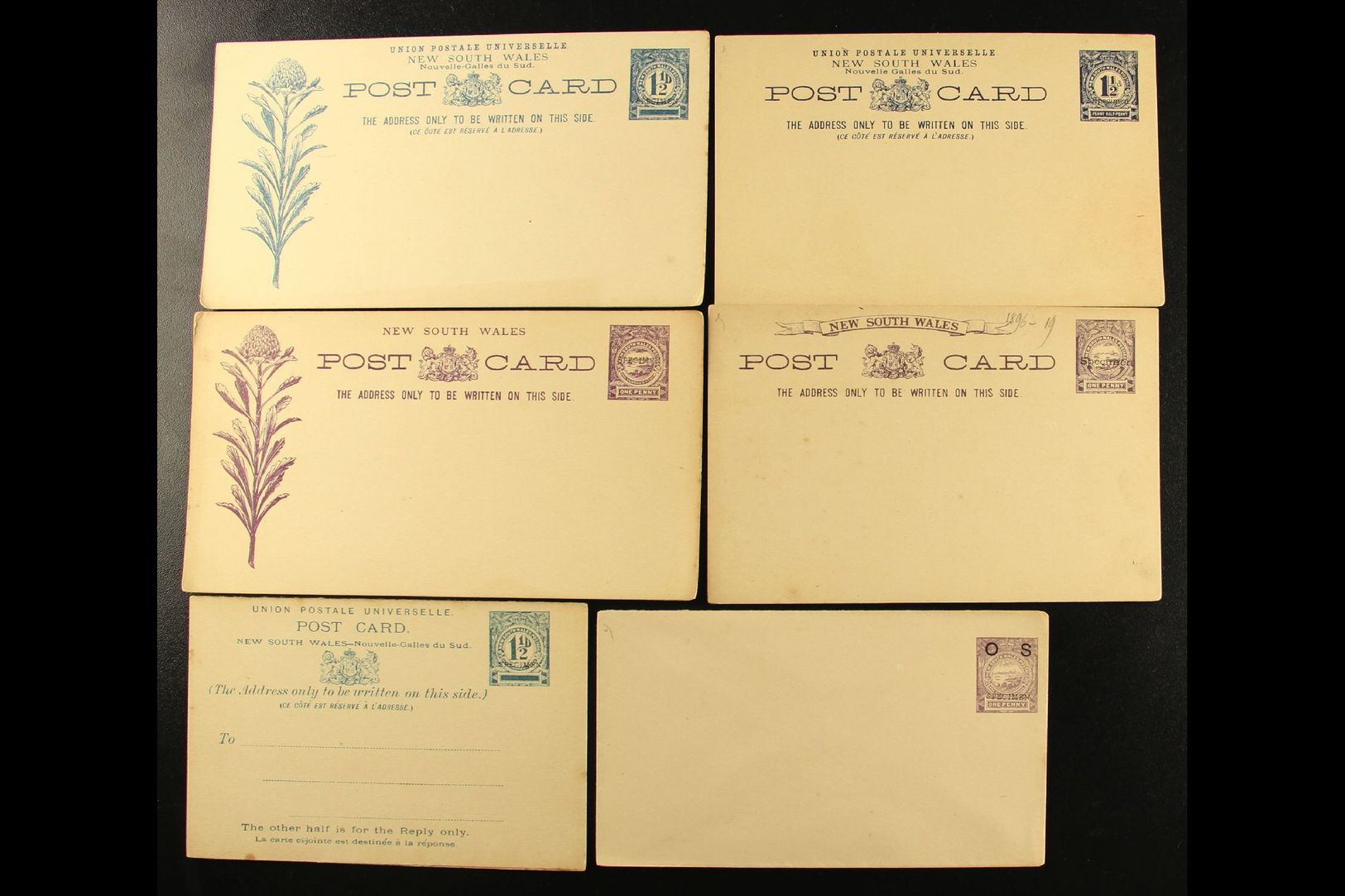 5227 NEW SOUTH WALES POSTAL STATIONERY WITH "SPECIMEN" OVERPRINTS 1877-96 All Different Unused Group, Includes 1877 1d R - Other & Unclassified