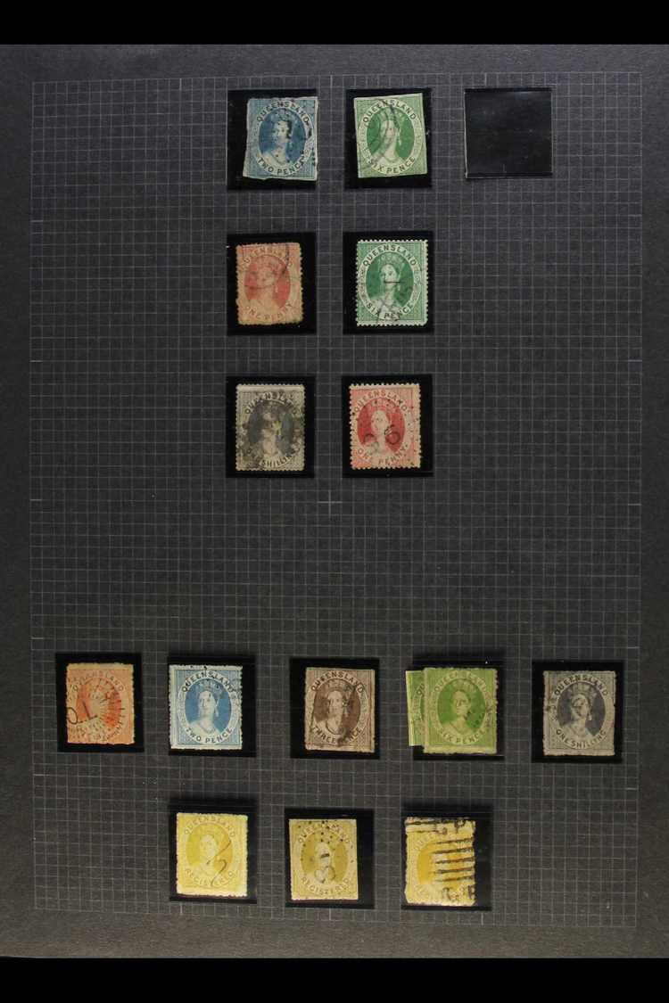 5242 QUEENSLAND 1897-1908 COLLECTION - Chiefly Used, Presented In Issue Order With A Good Range Of Basic Stamps Plus Add - Other & Unclassified