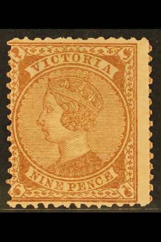 5264 VICTORIA 1873-74 9d Red-brown On Pink Perf 13, SG 172a, Fine Mint, Centered To Left, Fresh. For More Images, Please - Other & Unclassified