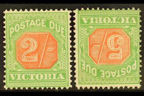 5288 VICTORIA 1900-04 Postage Due 2s And 5s (inverted Wmk) , SG D32/33, Fine Unused Without Gum. (2) For More Images, Pl - Other & Unclassified