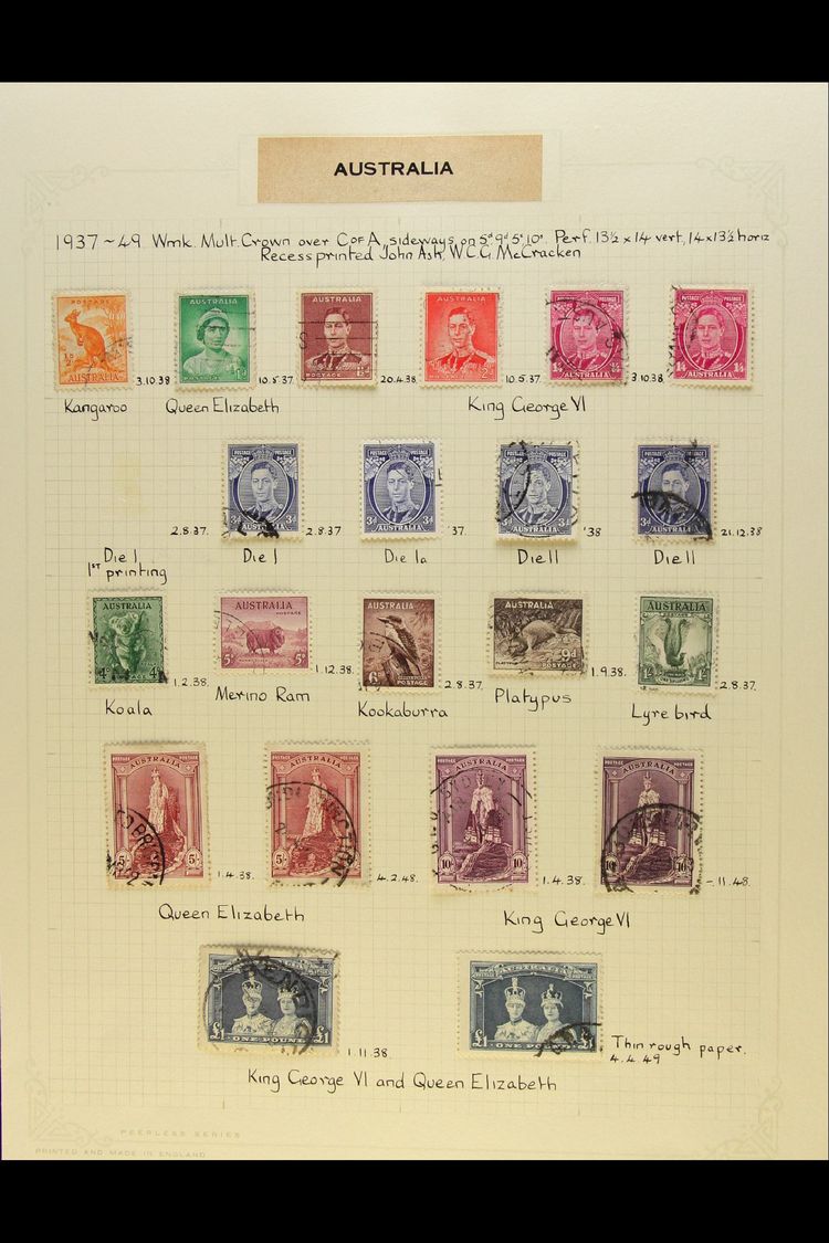 5351 1937-79 EXTENSIVE USED COLLECTION A Delightful All Different Collection, Highly Complete For The Period And Include - Other & Unclassified