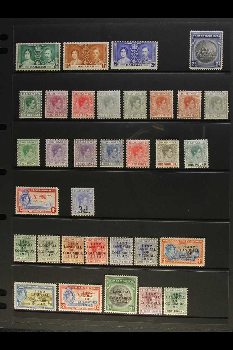 5441 1937-1949 MINT COLLECTION On Stock Pages, All Different With A Few Shades, Inc 1938-52 Vals To £1 Inc 2d Slats & 3d - Other & Unclassified