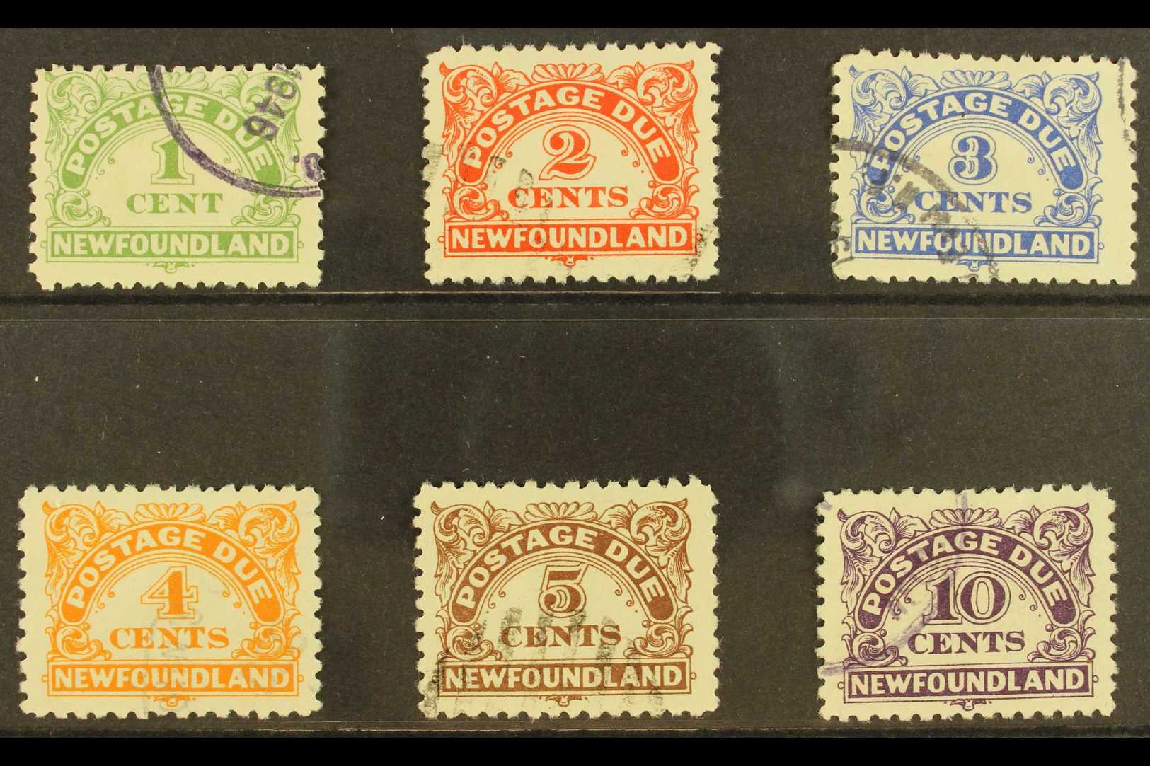 5714 POSTAGE DUE 1939-49 Complete Set, SG D1/D6, Very Fine Used. (6 Stamps) For More Images, Please Visit Http://www.san - Other & Unclassified