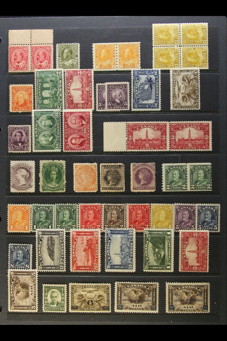 5771 QUEEN VICTORIA TO GEORGE VI MINT ASSEMBLY 1898-1952 Mint Ranges With Some Light Duplication, Includes For Example 1 - Other & Unclassified