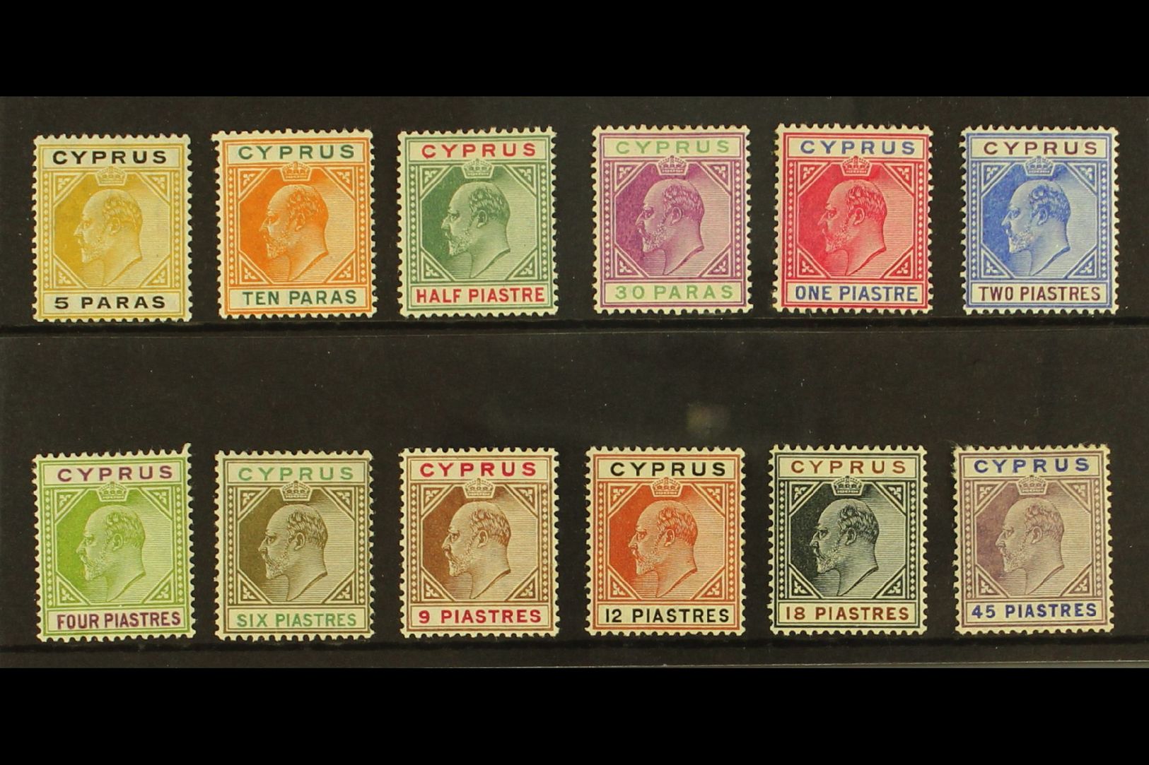 5907 1904-10 Watermark Multi Crown CA Complete Definitive Set, SG 60/71, Fine Mint. (12 Stamps) For More Images, Please - Other & Unclassified