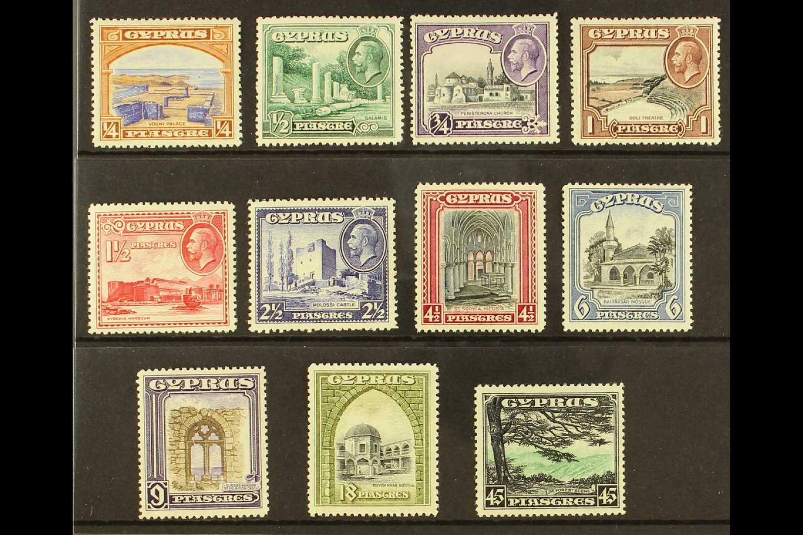 5917 1934 Pictorials Complete Set, SG 133/43, Very Fine Mint, Very Fresh. (11 Stamps) For More Images, Please Visit Http - Other & Unclassified