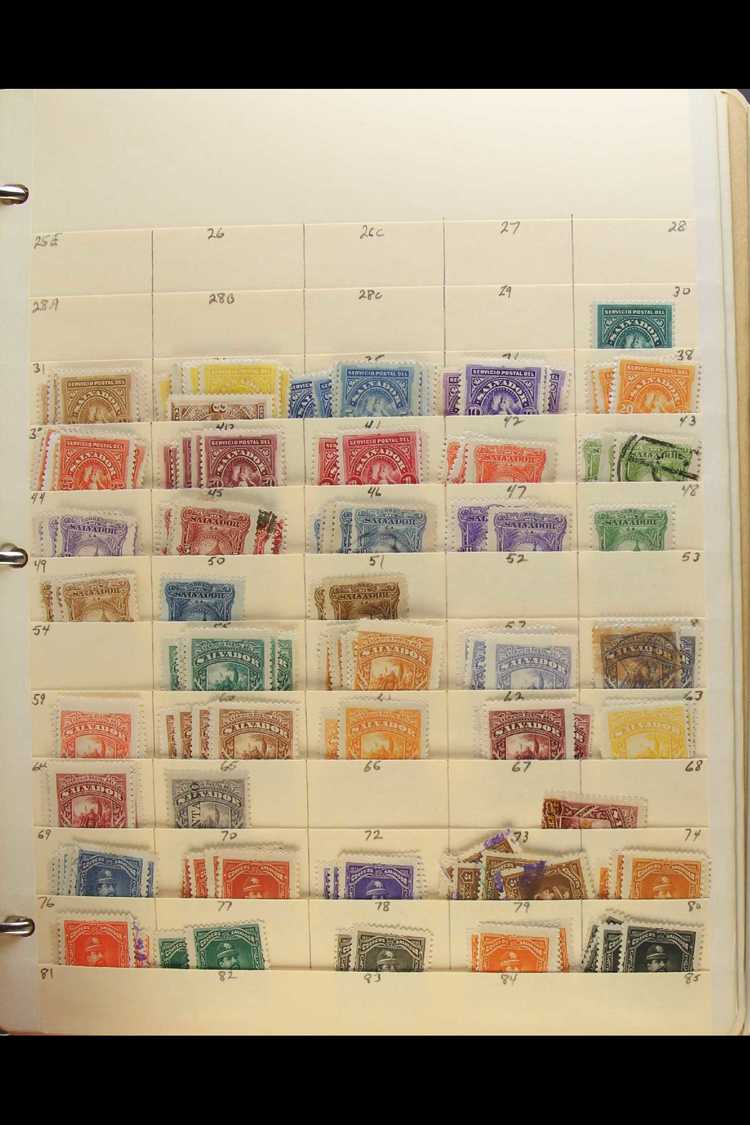 5999 1867-1985 EX DEALERS STOCK Mint, Nhm & Used Range With Hundreds Of Sets, "Back Of The Book", Proofs, Errors, Imperf - El Salvador