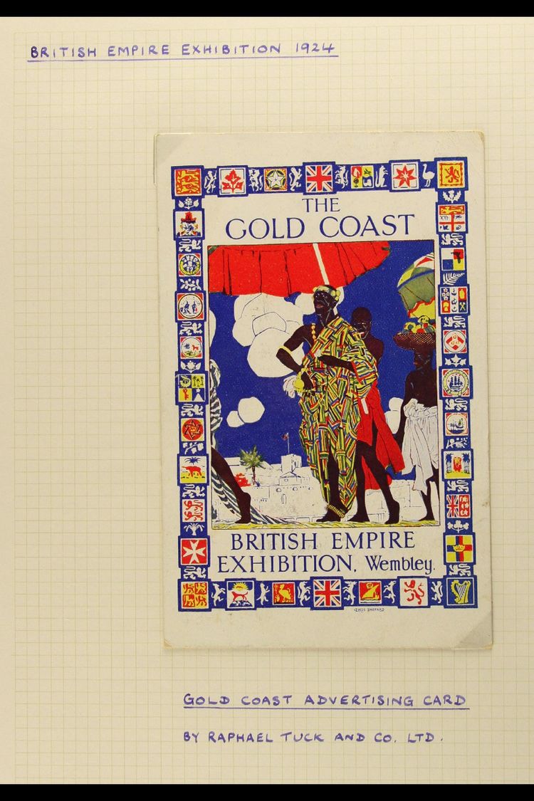 6427 1924/5 EMPIRE EXHIBITION POSTCARDS From An Amazing British Empire Exhibition Postcard Collection, We See A Fine Tuc - Gold Coast (...-1957)