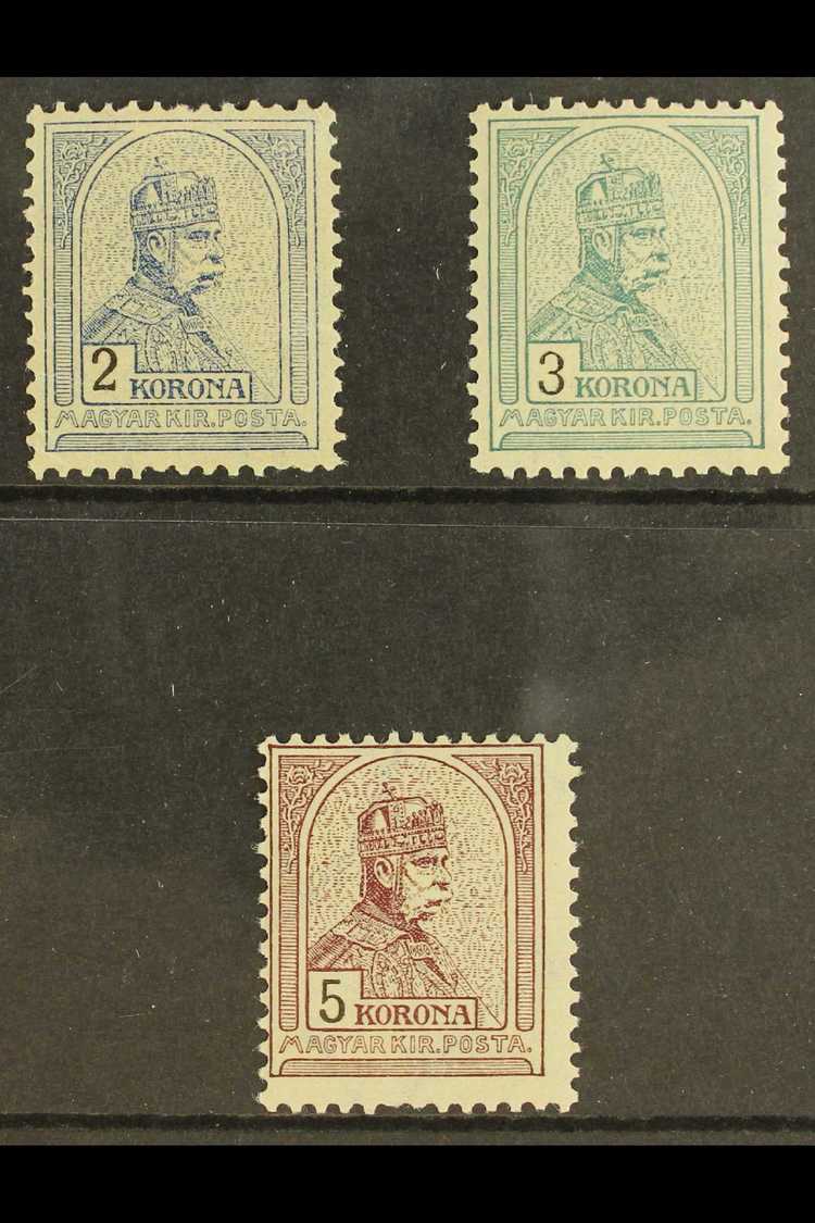 6512 1900 2k, 3k And 5k Franz Josef High Values, Mi 68/70A, Very Fine And Fresh Mint. Cat &euro;800 (£680) (3 Stamps) Fo - Other & Unclassified