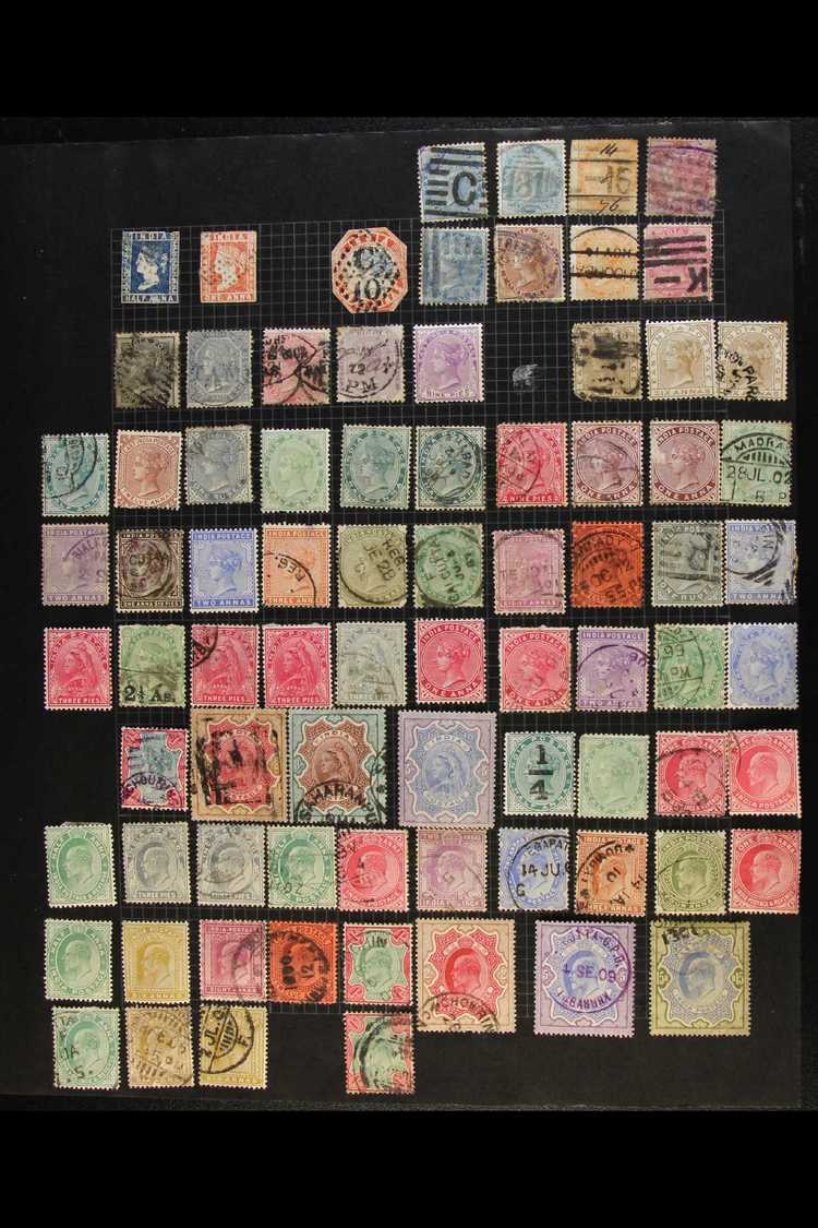 6521 1854-1959 MINT & USED COLLECTION Very Busy Album Pages Full Of Better Stamps & Sets, We See 1854 Types ½a, 1a & 4a - Other & Unclassified