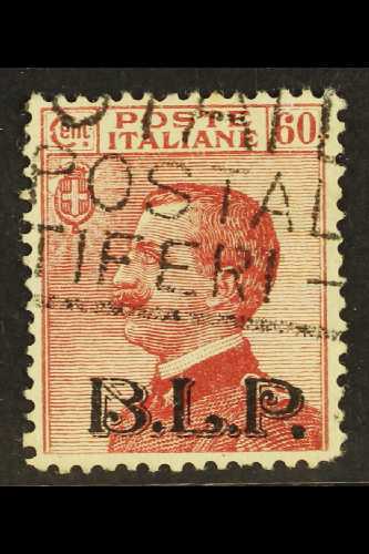 6722 "B.L.P." PUBLICITY ENVELOPE STAMPS BUSTE LETTERE POSTALI 1922-23 60c Carmine-lake With "B.L.P." Litho Overprint (Sa - Unclassified