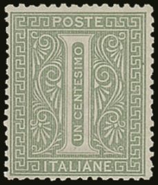 6728 1863 1c Light Grey Green, London Printing, Sass L14, Superb NHM. Signed Fiecchi As DeLaRue. For More Images, Please - Unclassified