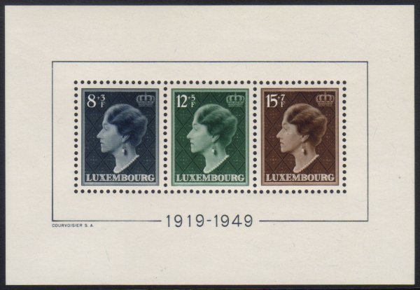 6955 1949 30th Anniv Of Queen Charlotte's Reign M/s, Mi Bl 7, Vf NHM. For More Images, Please Visit Http://www.sandafayr - Other & Unclassified