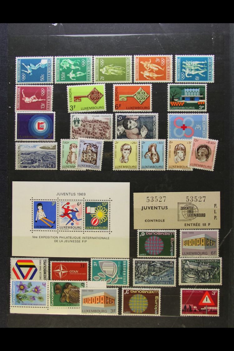 6956 1960's-1980's NEVER HINGED MINT COLLECTION On Stock Pages, Seems To Be All Different, Lovely Fresh Condition. (220+ - Other & Unclassified