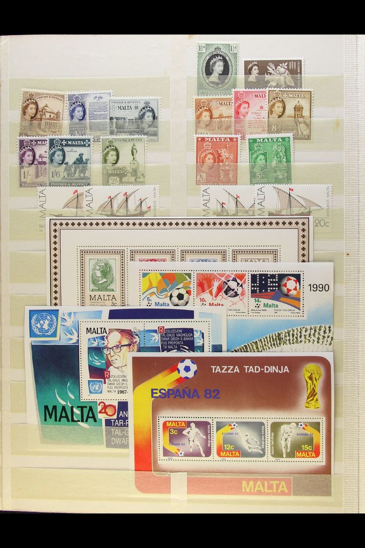 7060 1953-82 MINT & NHM COLLECTION An Extensive, All Different Collection With Many Complete Sets, Mostly Never Hinged M - Malta (...-1964)