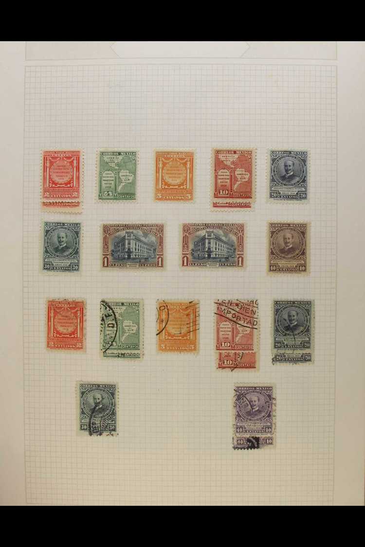 7100 1915-1991 COLLECTION IN AN ALBUM Mint And Used (chiefly Used From Late 1930's Onwards). Note 1915-16 Definitive Com - Mexico