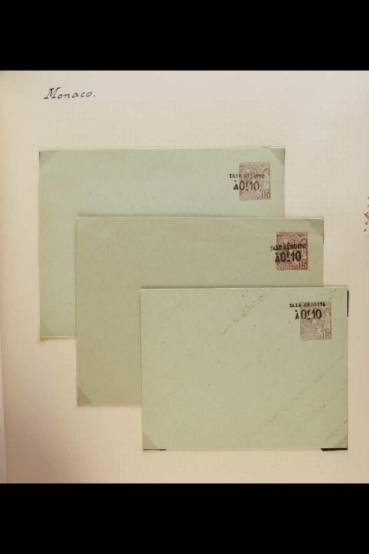 7107 POSTAL STATIONERY A Mostly Unused Collection Displayed In An Album With An 1880's To 1920's Range Of Envelopes, Car - Other & Unclassified
