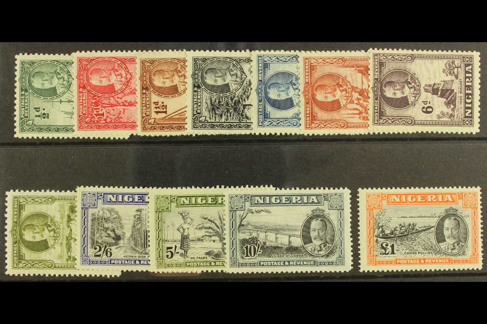 7269 1936 Pictorial Set, SG 34/45, Very Fine Mint. (12) For More Images, Please Visit Http://www.sandafayre.com/itemdeta - Nigeria (...-1960)