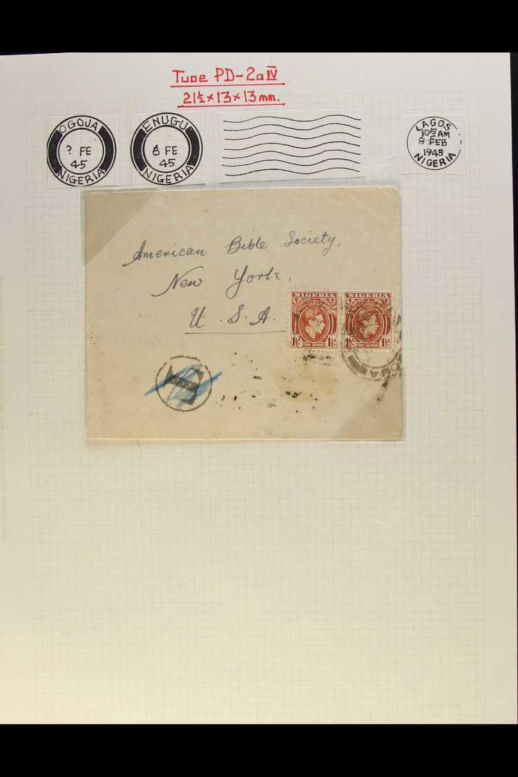 7273 POSTAGE DUE 1905-71 REFERENCE COLLECTION. A Neatly Presented Collection Of Covers Either Bearing Southern Nigeria ( - Nigeria (...-1960)