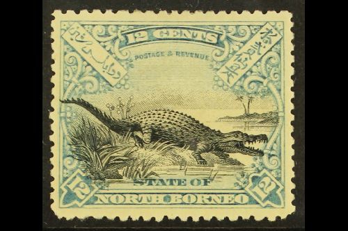 7286 1897-1902 12c Black & Dull Blue, SG 106, Very Fine Mint For More Images, Please Visit Http://www.sandafayre.com/ite - North Borneo (...-1963)