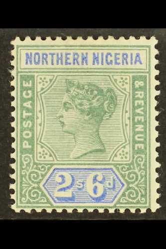 7312 1900 2s6d Green And Ultramarine, SG 8, Very Fine Mint. For More Images, Please Visit Http://www.sandafayre.com/item - Nigeria (...-1960)