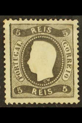 7399 1867-70 5r Black Perf 12½ DOUBLE IMPRESSION (27 Dupla, SG 53 Var), Fine Unused No Gum, Fresh & Scarce. For More Ima - Other & Unclassified