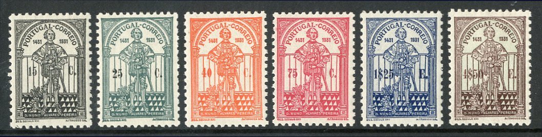 7408 1931 Nuno Alvares Set Complete, SG 859/864, Very Fine Well Centered Mint. (6 Stamps) For More Images, Please Visit - Other & Unclassified