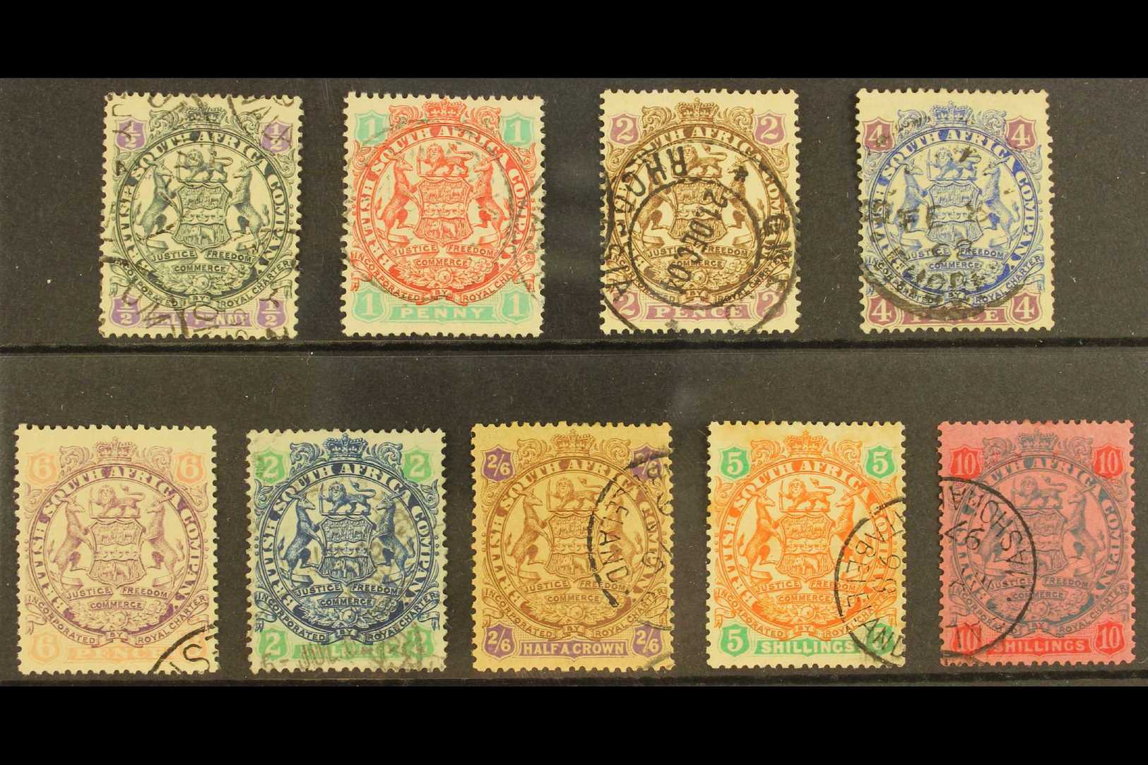 7450 1896-97 Set Complete, SG 41/50, Fine Used (9 Stamps) For More Images, Please Visit Http://www.sandafayre.com/itemde - Other & Unclassified