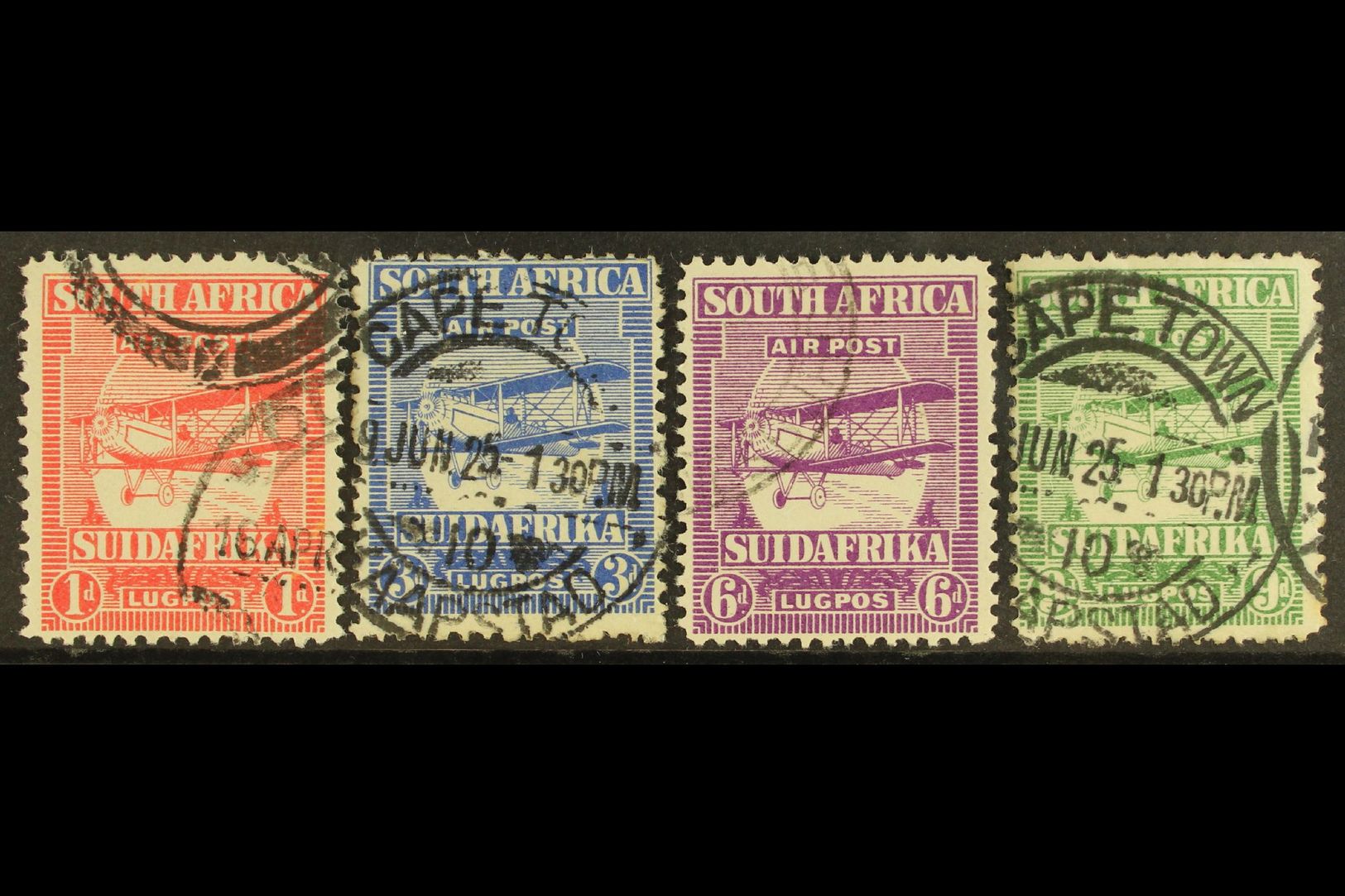 7755 1925 Airmail Set, SG 26/9, Good To Fine Used, C.d.s. Postmarks (4). For More Images, Please Visit Http://www.sandaf - Unclassified