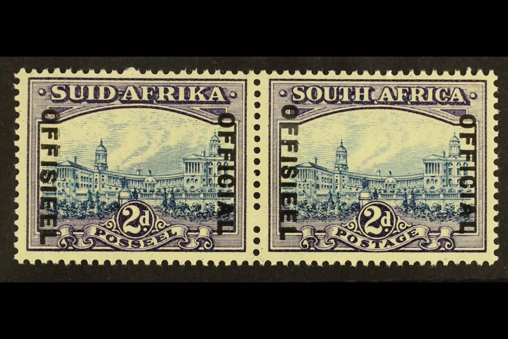 7808 OFFICIALS 1935-49 2d Blue & Violet, "OFFISIEEL" Slightly Dropped At Right, SG O23, Very Fine Mint. For More Images, - Unclassified