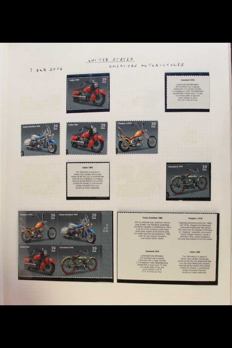 8053 1892-2012 MOTORCYCLE TOPICAL COLLECTION A Most Interesting Collection, Chiefly Of Covers & Cards That Includes A Ve - Other & Unclassified
