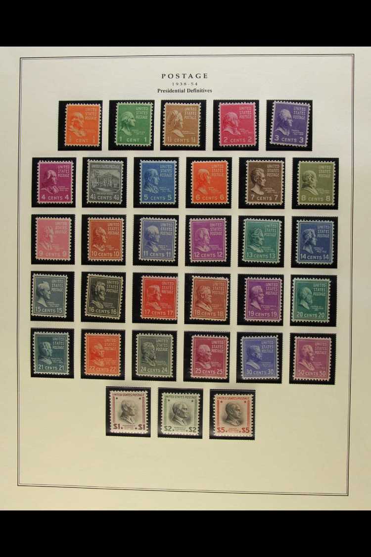 8064 1938-39 Definitives Complete Set Including Coil Stamps (Scott 803/34 & 839/51, SG 799/844) Very Fine Never Hinged M - Other & Unclassified