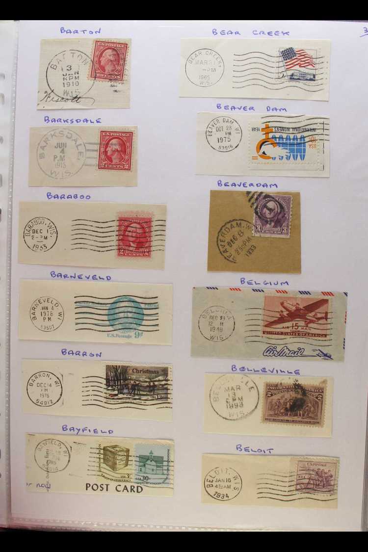 8075 POSTMARK COLLECTION - "V & W" STATES A Fabulous Collection Of Cancellations On Stamps From All Periods Inc Airs, Po - Other & Unclassified