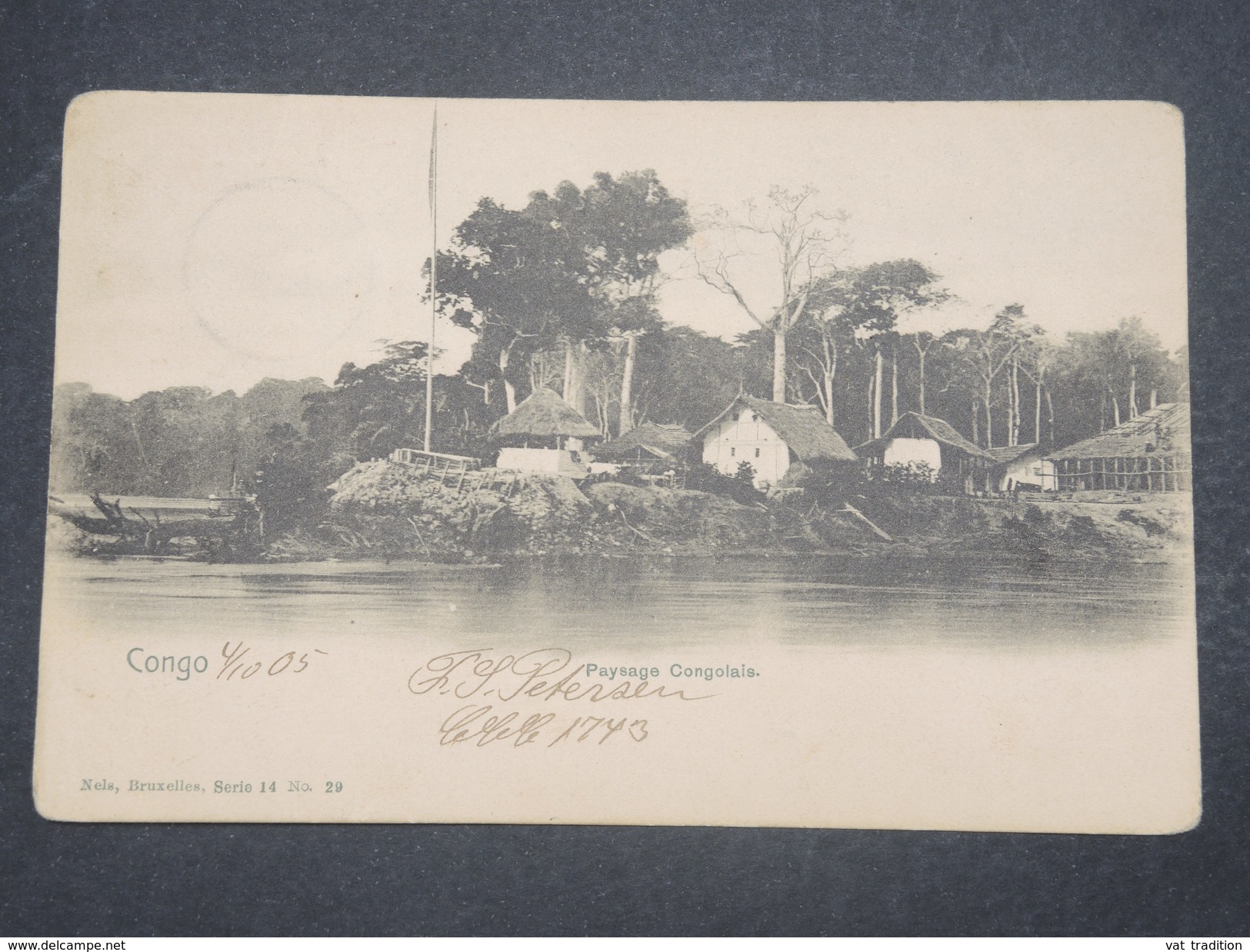 CONGO BELGE - Carte Postale Au Tarif Imprimé Pour La France En 1905 - L 9791 - Cartas & Documentos