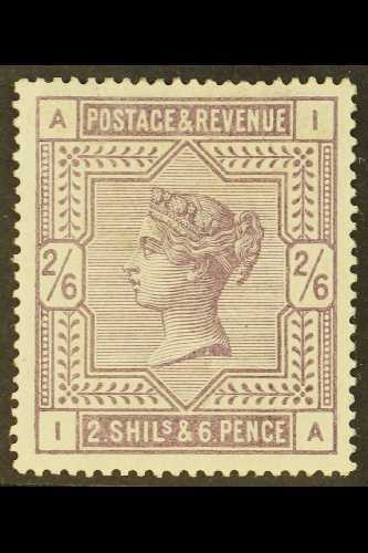 8287 1883-83 2s6d Deep Lilac, SG 179, Mint Large Part OG. A Beautifully Fresh, Well- Centered Example. For More Images, - Other & Unclassified