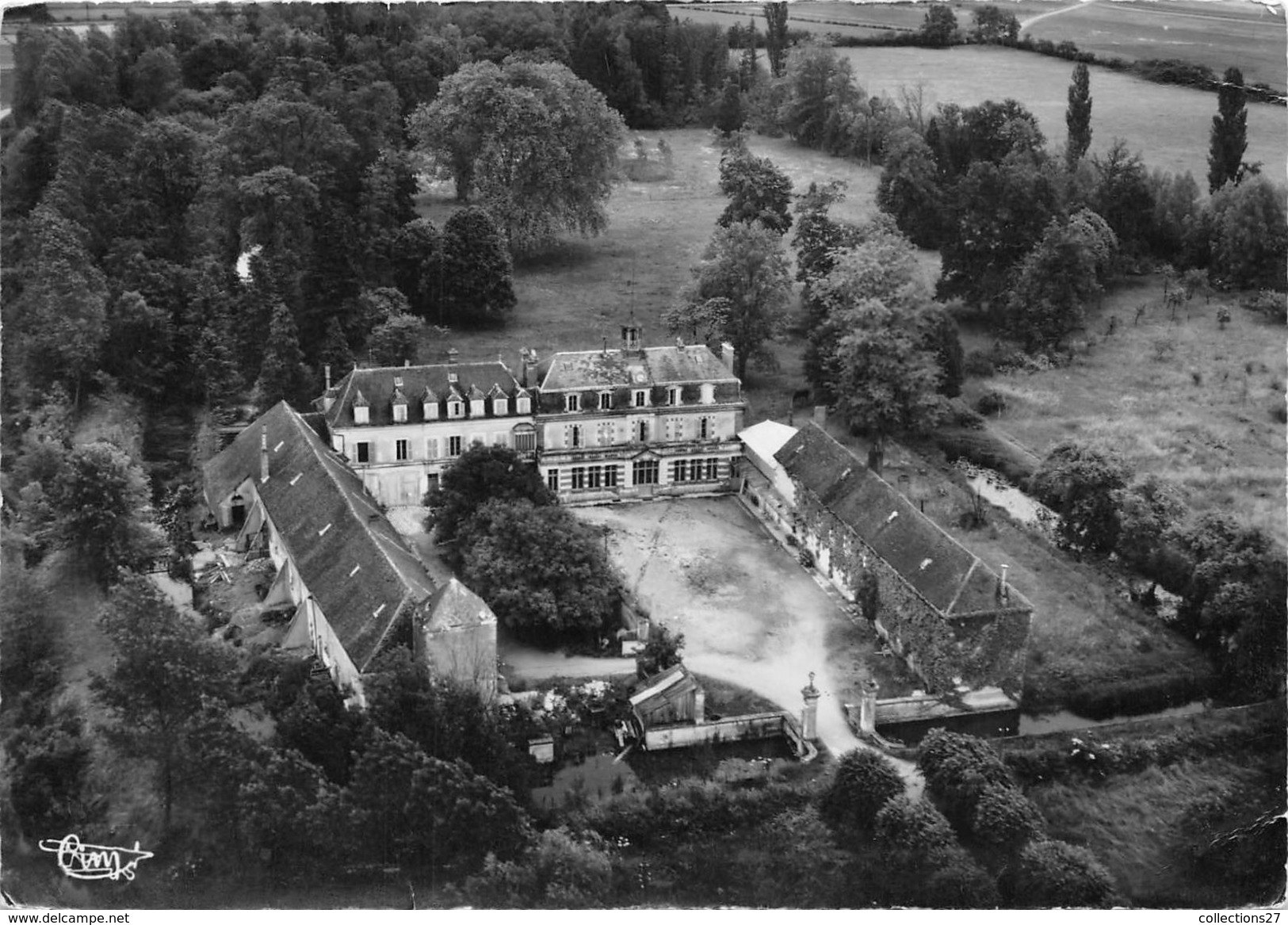 89-GURGY- VUE AERIENNE DU CHATEAU - Gurgy