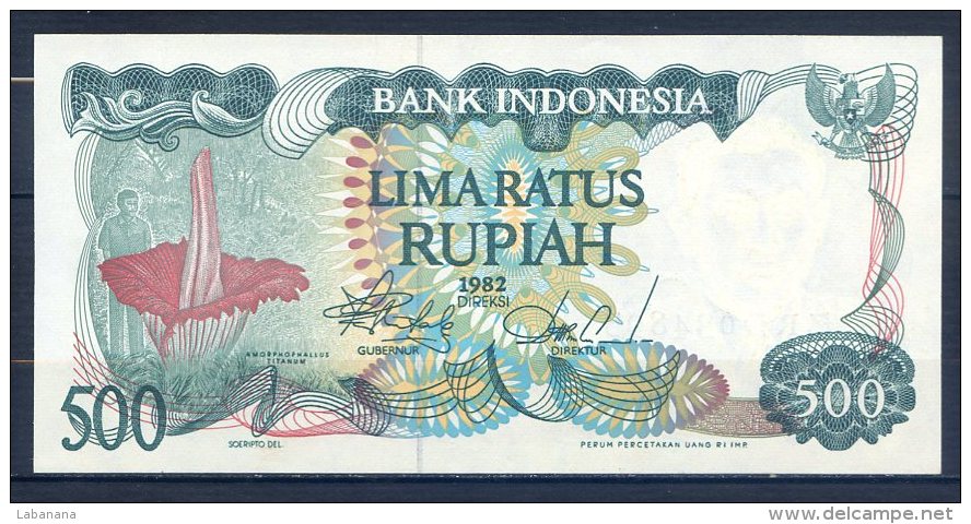 493-Indonésie Billet De 500 Rupiah 1982 ZRD034 - Indonésie