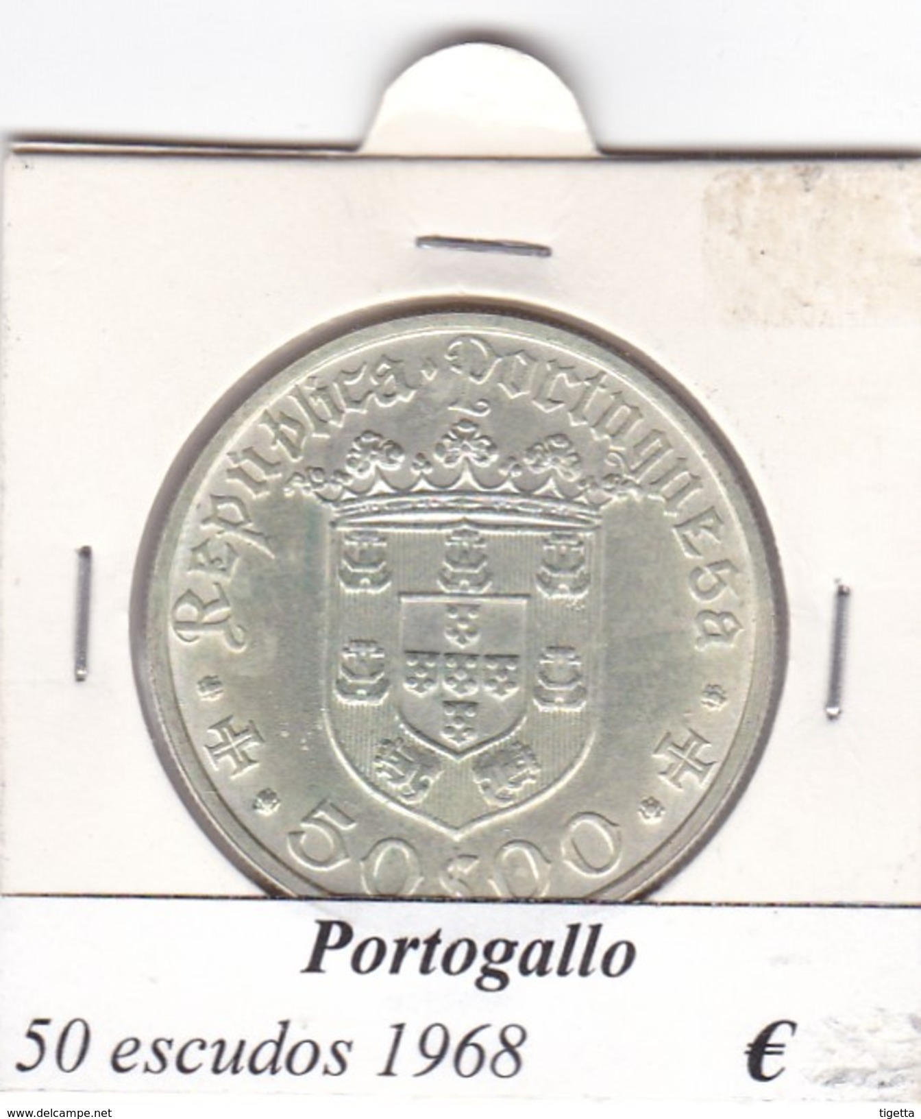 PORTOGALLO   50 ESCUDOS   ANNO 1968  COME DA FOTO - Portogallo