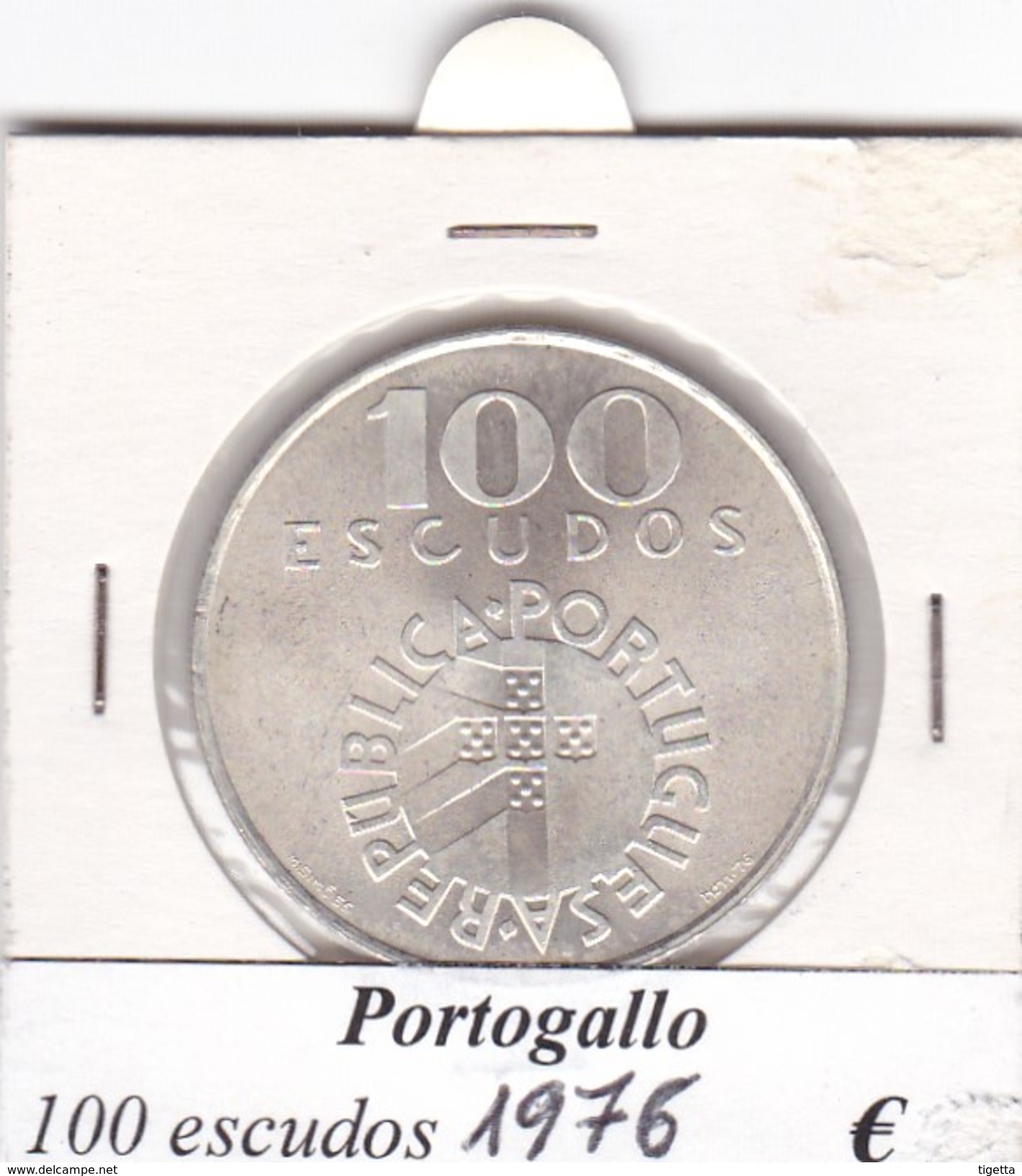 PORTOGALLO   100 ESCUDOS   ANNO 1976  COME DA FOTO - Portugal