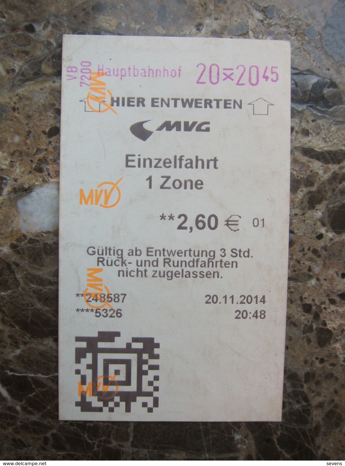 Germany MVG Ticket - Europe