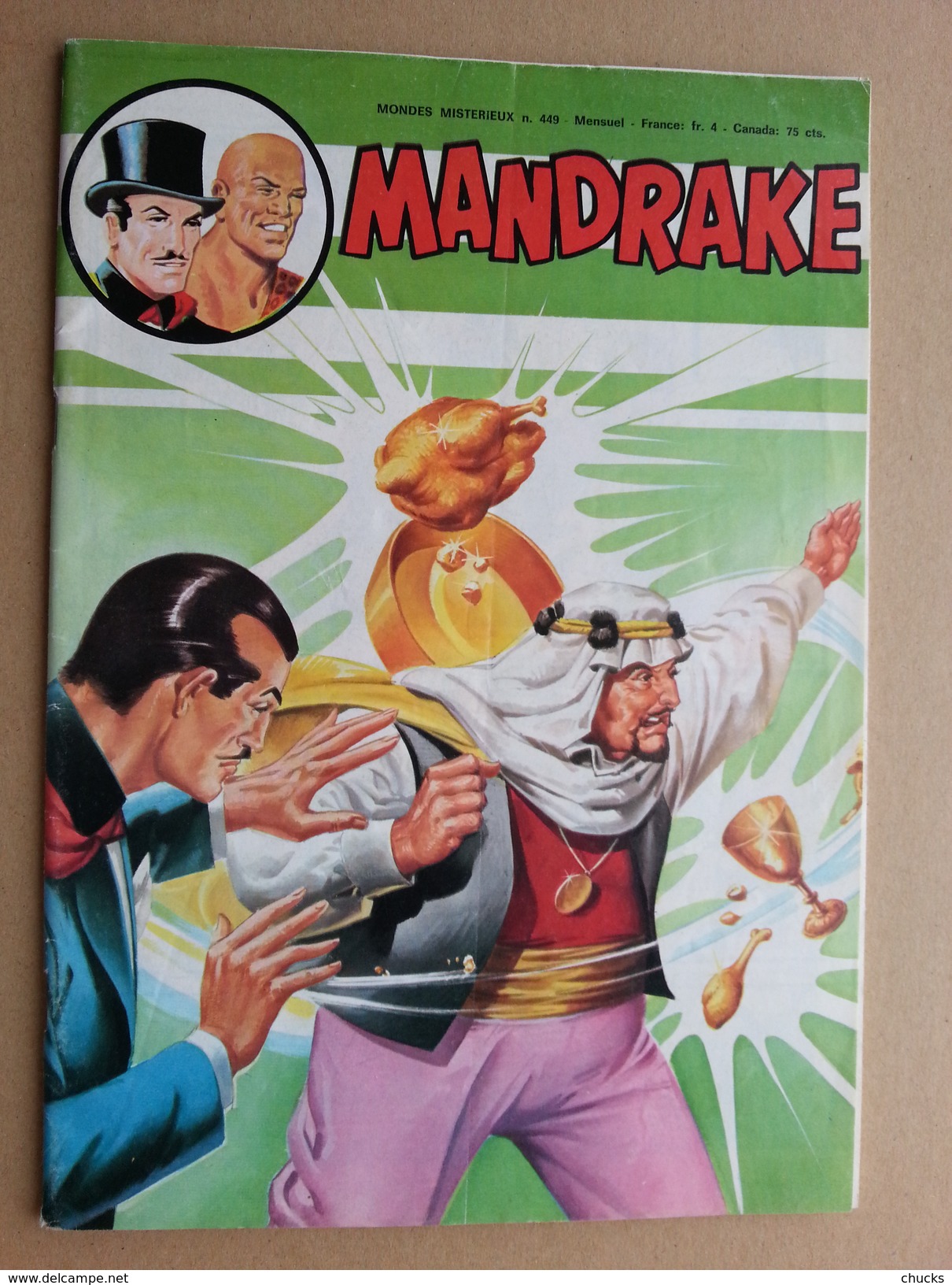 Mandrake Mondes Mystérieux: N°449  - Editions Des Remparts - Mandrake