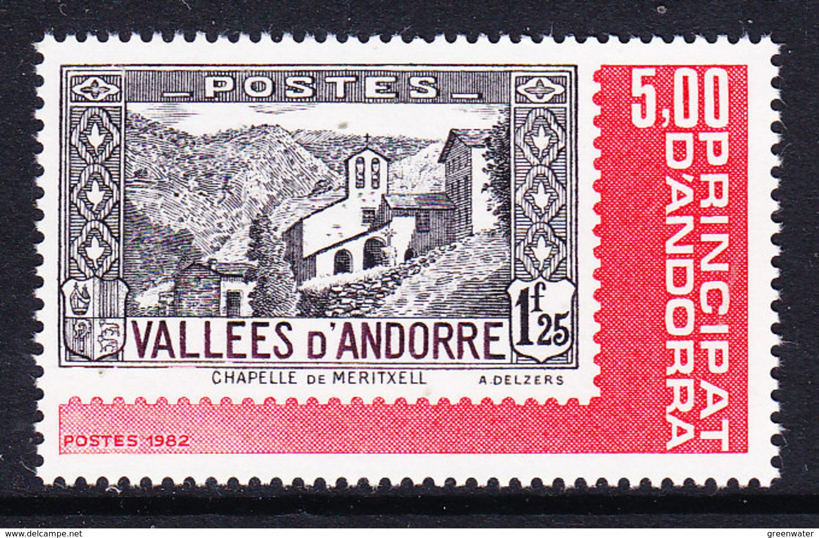 Andorra Fr. 1982 1st Philatelic Exhibition 1v From M/s ** Mnh (36743F) - Hojas Bloque