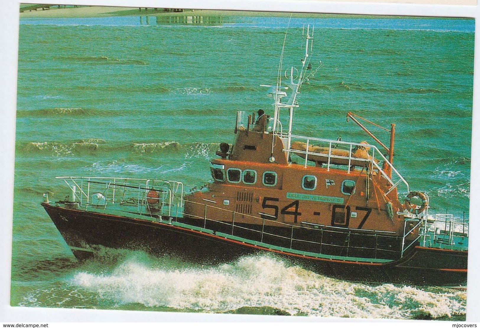 1985 GB SIGNED FDC (postcard Humber Lifeboat) SPECIAL Pmk SPRUN HEAD LIFEBOAT 175th Year Cover Stamps Ship - Schiffe