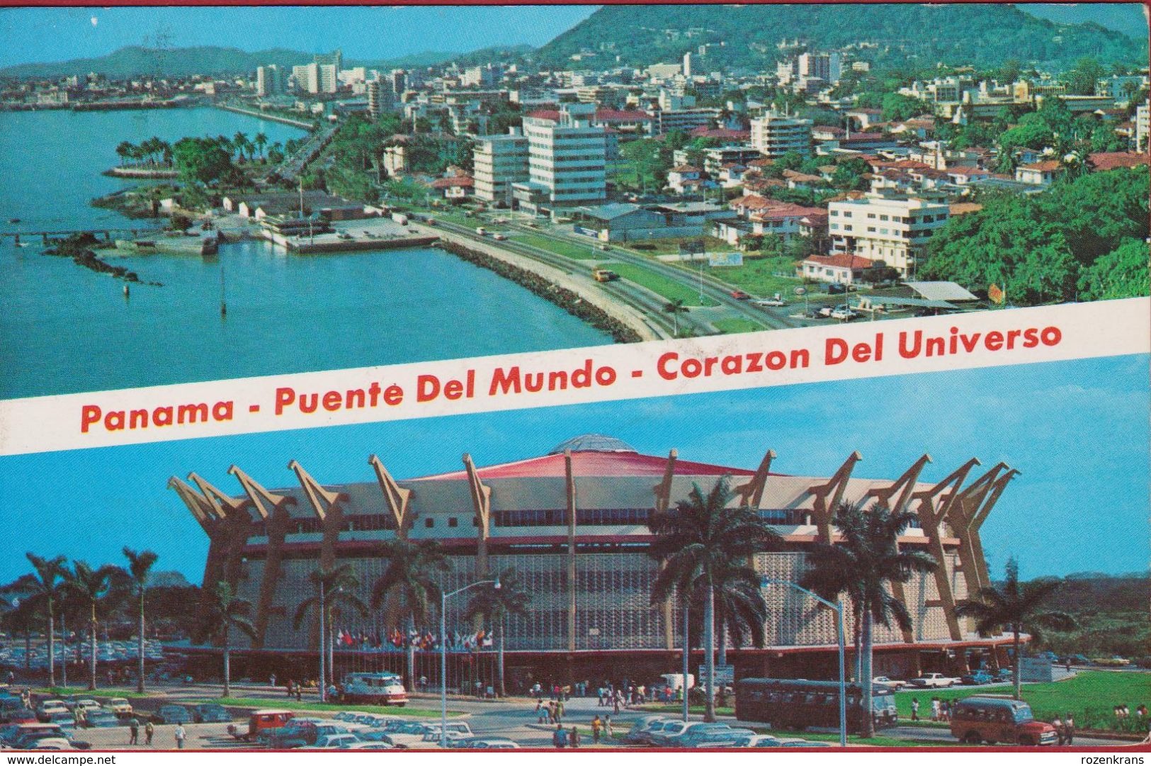 Panama Puento Del Mundo Corazon Del Universo Tarjeta Postal - Panama