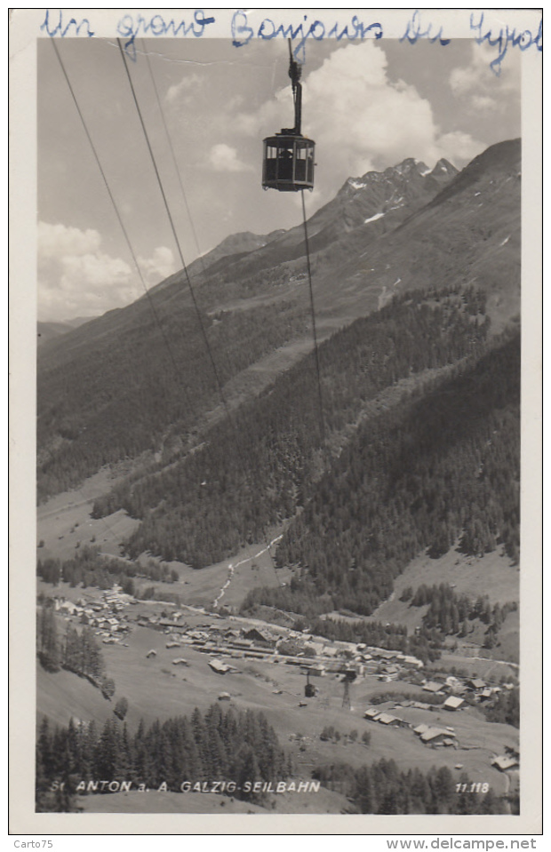 Autriche - Sankt Anton Am Arlberg - Galzig-Seilbahn - Téléphérique - St. Anton Am Arlberg